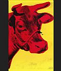 Cow Canvas Paintings - Pink Cow